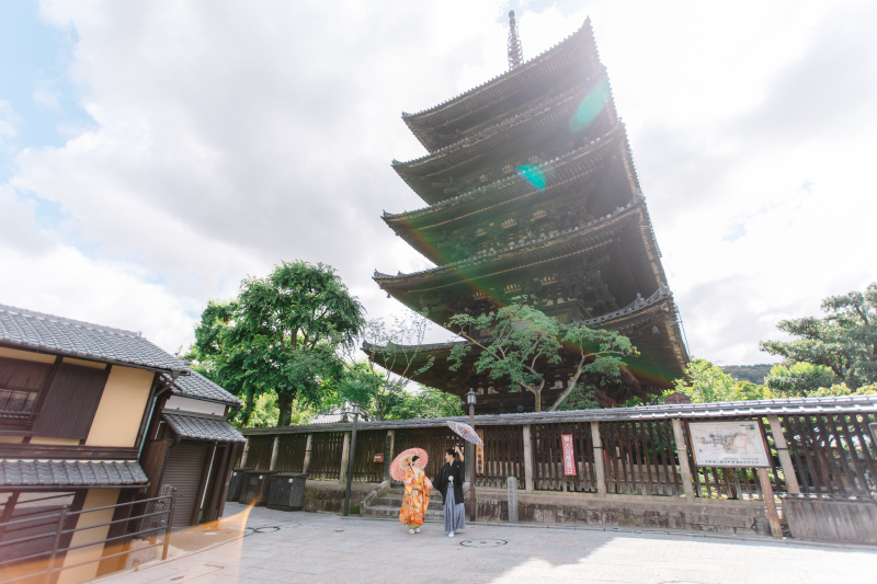 京都八坂付近でのお写真
