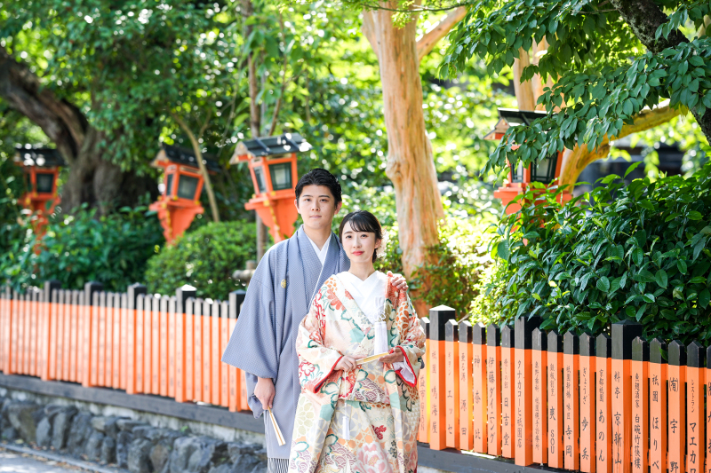 7月の撮影風景【祇園&大覚寺にて】