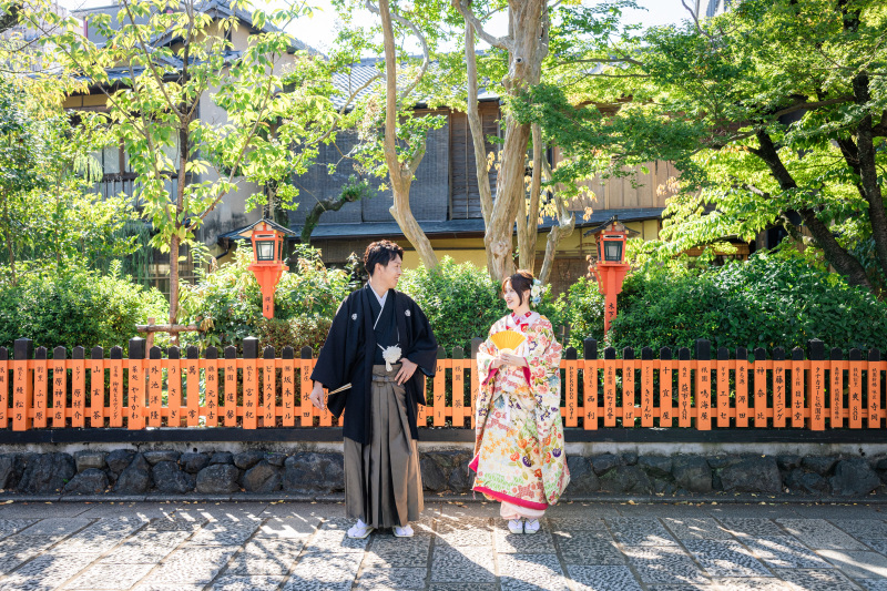 10月の撮影風景【祇園にて】