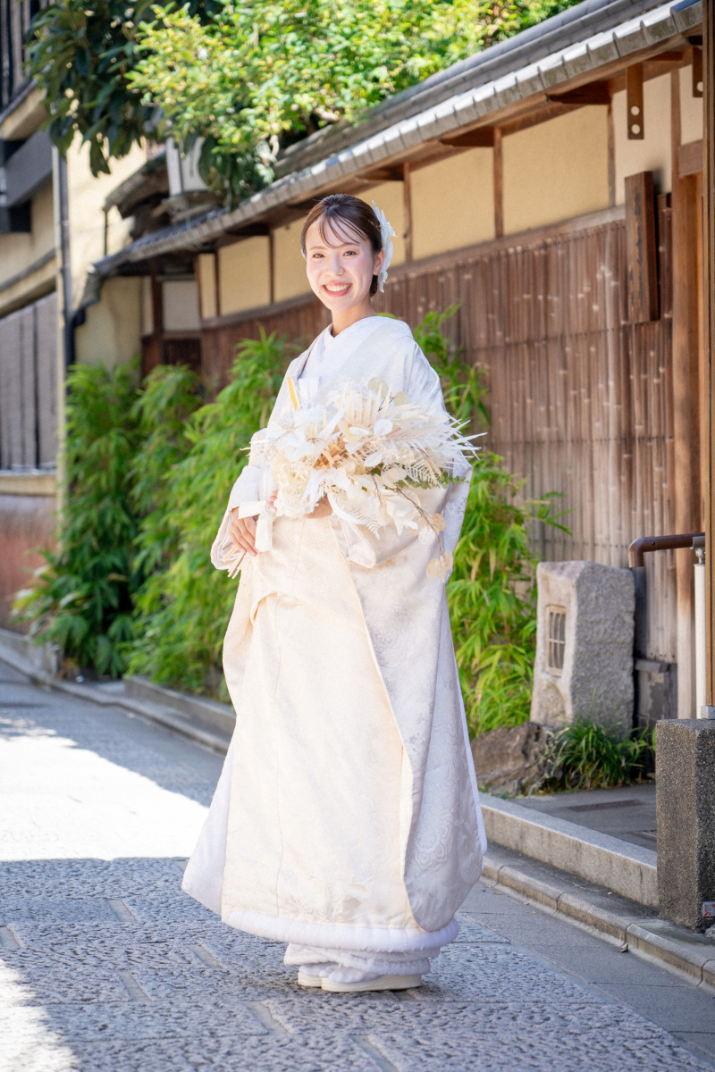 新婦様のステキなソロ|ハルウェディングKYOTO