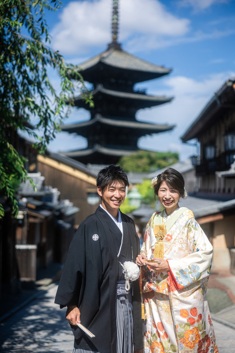 八坂の塔付近で和装ロケ｜9月の撮影レポ