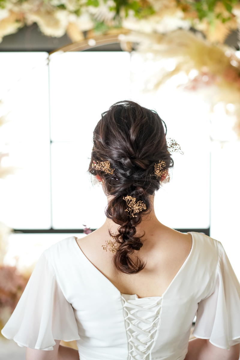 洋装ヘアまとめました♡