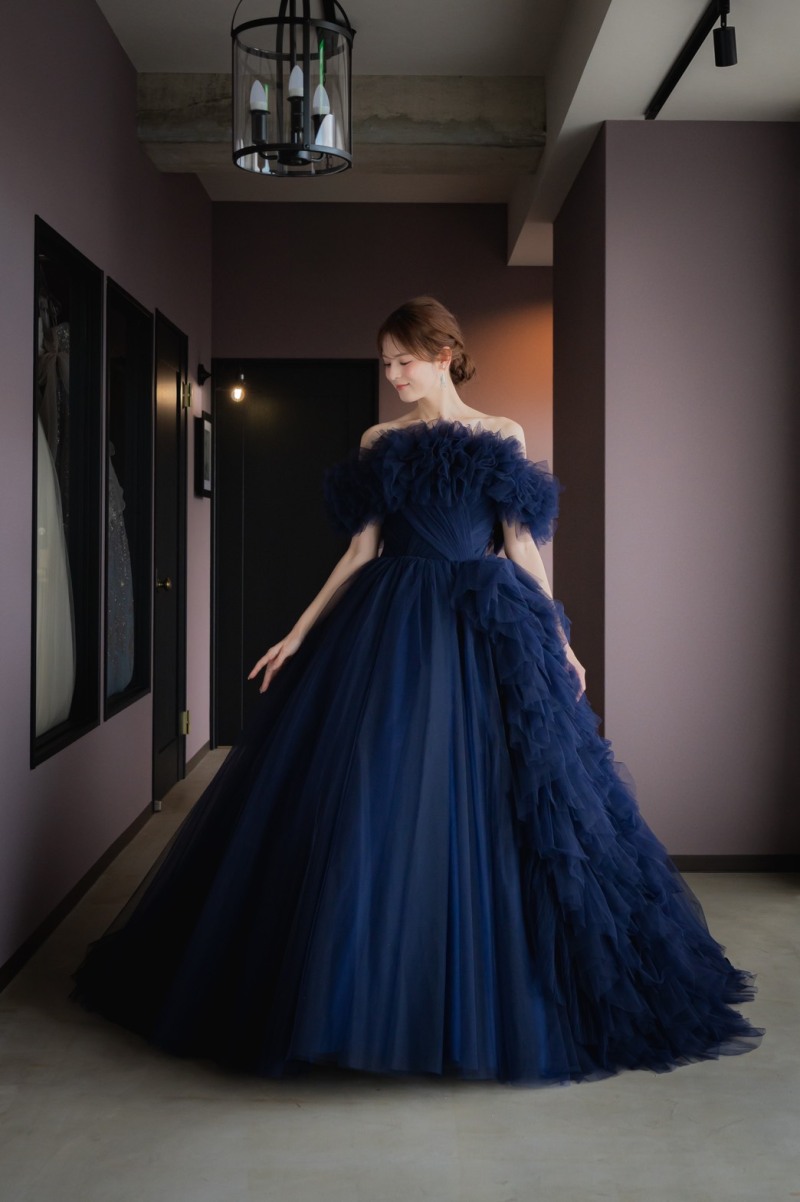 大人ネイビードレス入荷しました♡