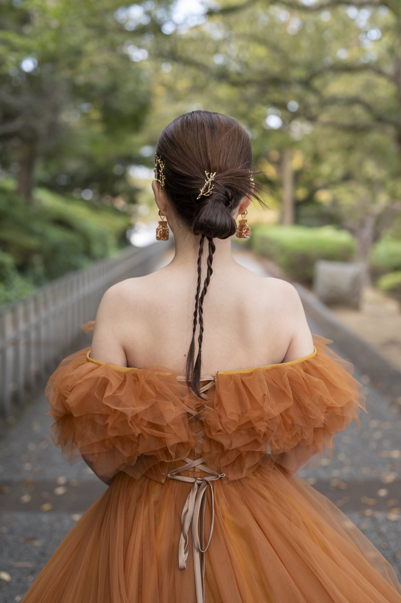 個性的なヘアアレンジ