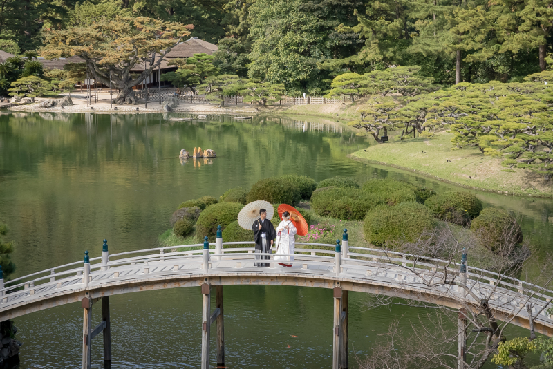 和装撮影どこでする?~栗林公園~