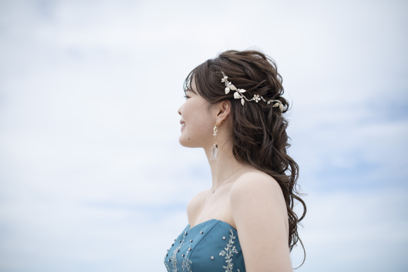 洋装ヘアスタイル