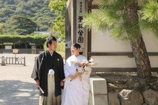 白無垢の撮影風景をご紹介♡