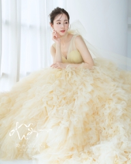 韓国風イエロードレス♡