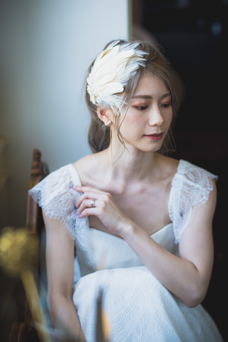 フェザーヘアアクセサリー入荷
