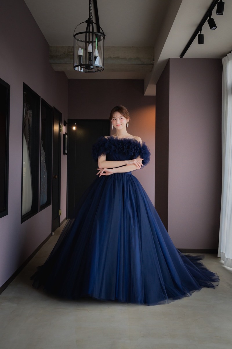 大人ネイビードレス入荷しました♡