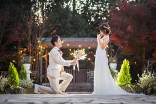 ロケーション撮影【洋装ナイトウエディング】②