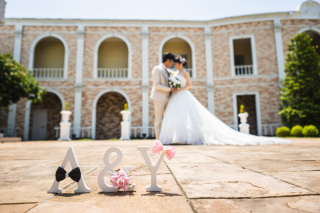 ＊ イニシャルオブジェを使用した撮影カット/洋装編 ＊