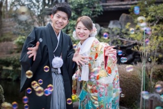 シャボン玉を使って★☆★