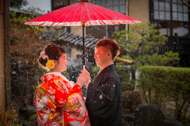 雨でも撮影できます♪