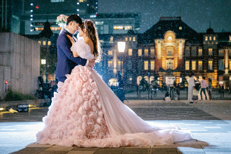 春にぴったりのピンクドレス❀