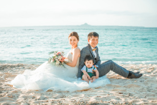 《キッズ＆ベビーウェルカムプラン》お子様とご一緒の 沖縄フォトウェディング"
