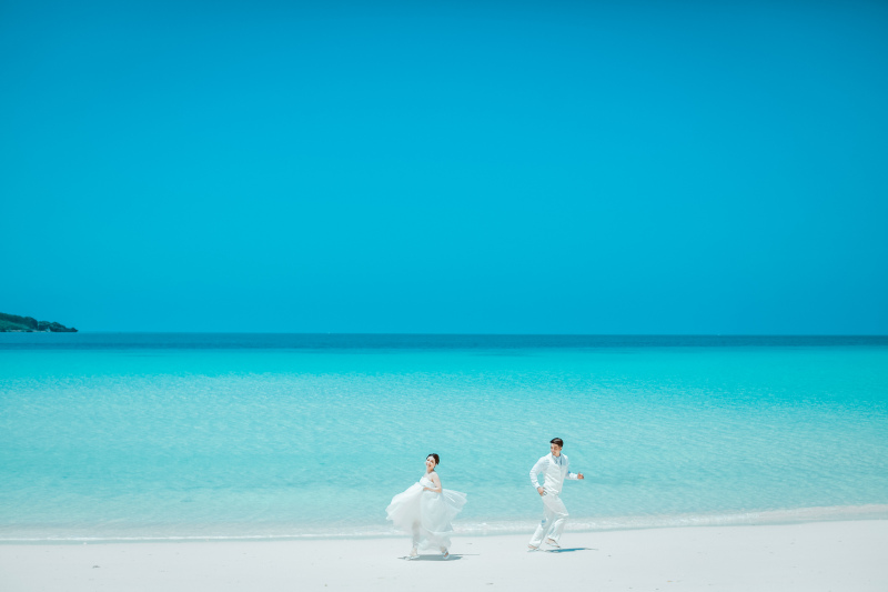 【海が綺麗に見える時間帯はいつ? 】〜理想のフォトウェディングを叶えるために~