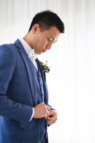＊新郎様のタキシード＊