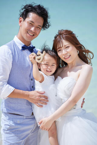 ＊お子様と一緒にフォトウェディング＊