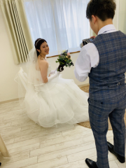 撮影風景【恩納村天然ビーチ】