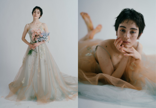 衣装紹介〈オーバーカラードレス Over Pistache Mauve〉