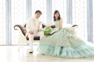 ペットと一緒に撮影できる期間限定の衣装２着プランのご紹介