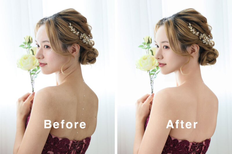 ＜NEW！撮影全データにレタッチサービスが12月1日スタート！＞