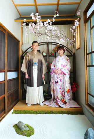 *和装スタジオ撮影*