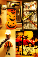 ハロウィンの飾りが楽しめます☆