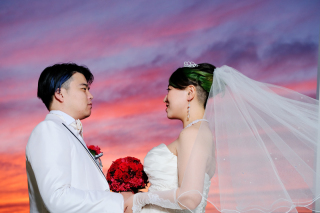 昨日の夕焼け♪