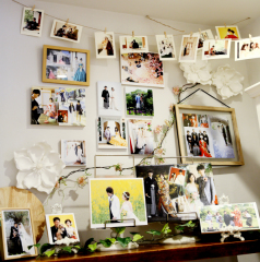 フォトウェディング♡いろいろ飾って楽しんで♡