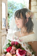 ドライフラワーの髪飾り♪