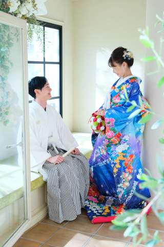 打掛&洋髪がオシャレ♪