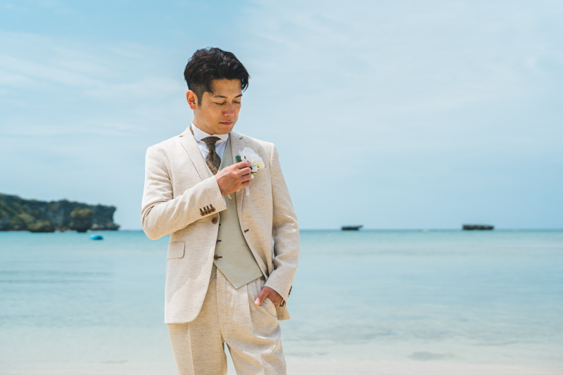 新郎様ソロショット