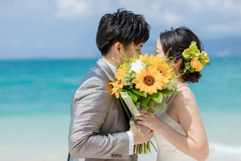 写真映えを大きく左右する♡ウエディングブーケ