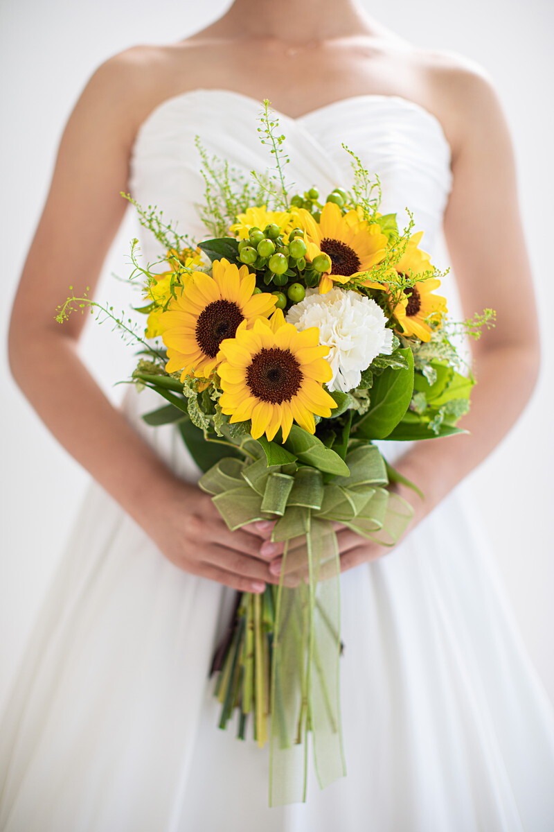ビーチに映える♡生花ブーケのご紹介♪