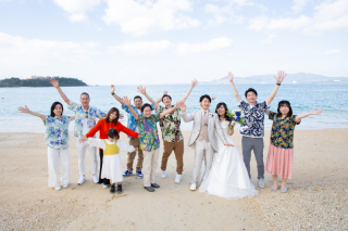 家族も一緒に特別な時間を♡~家族フォトプランとシンプルセレモニー~