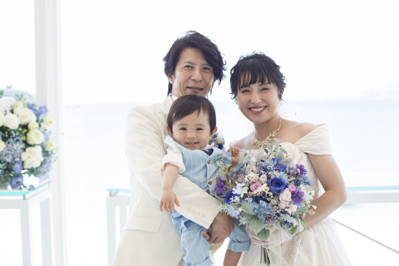 ご家族との写真も残せます♪