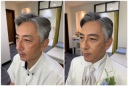 ご新郎様のヘアメイクもプロにおまかせ!