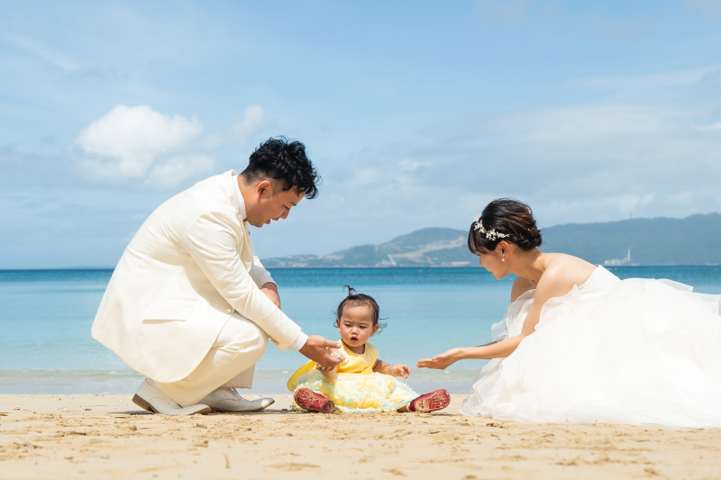 実際のお客様写真でご紹介♡~お子様とのウェディングフォト~