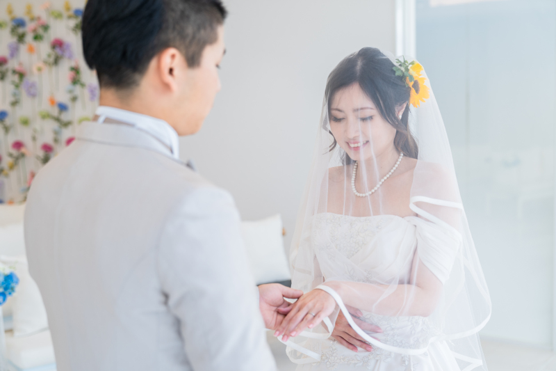 ひまわりブーケと一緒に♡