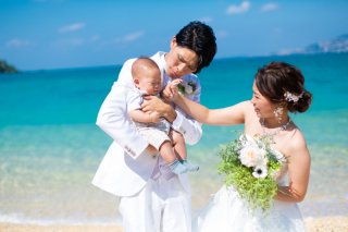 未来の姿をイメージしてみよう♪子どもと一緒に楽しむフォトウェディング