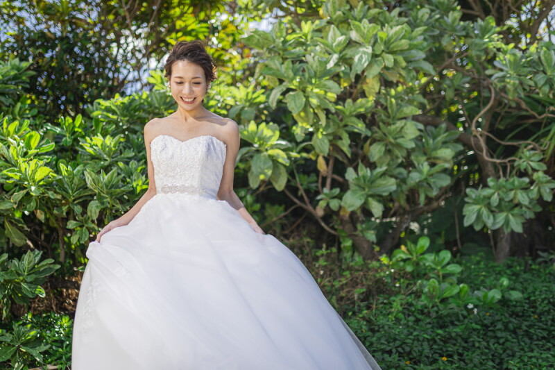 フォトウェディングドレス診断➀プリンセスラインのドレスの特徴とは？？