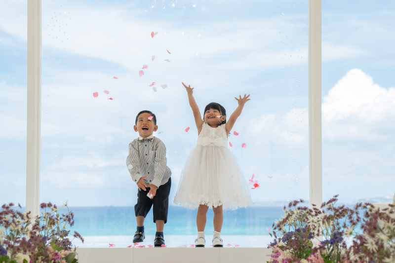 ベビーシッターオプション～安心して新郎新婦撮影も家族撮影も楽しむために♪～