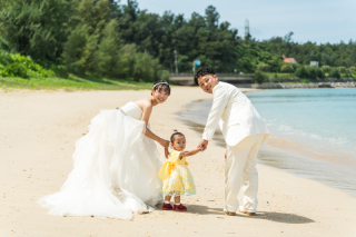 実際のお客様写真でご紹介♡~お子様とのウェディングフォト~