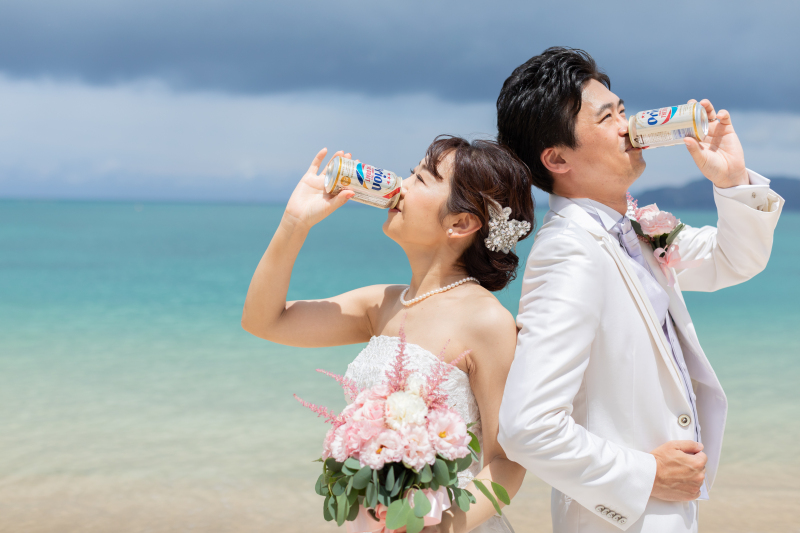 アイテムを使って大満足のフォトウエディングに♪