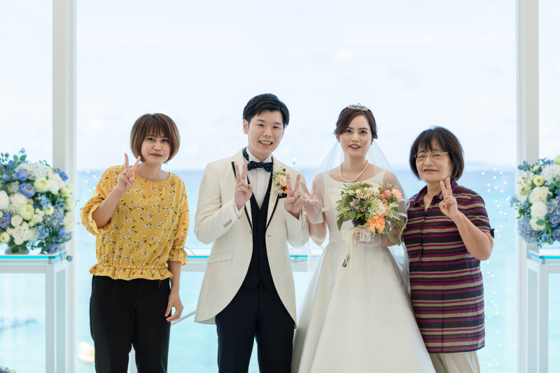 ご家族との写真も残せます♪
