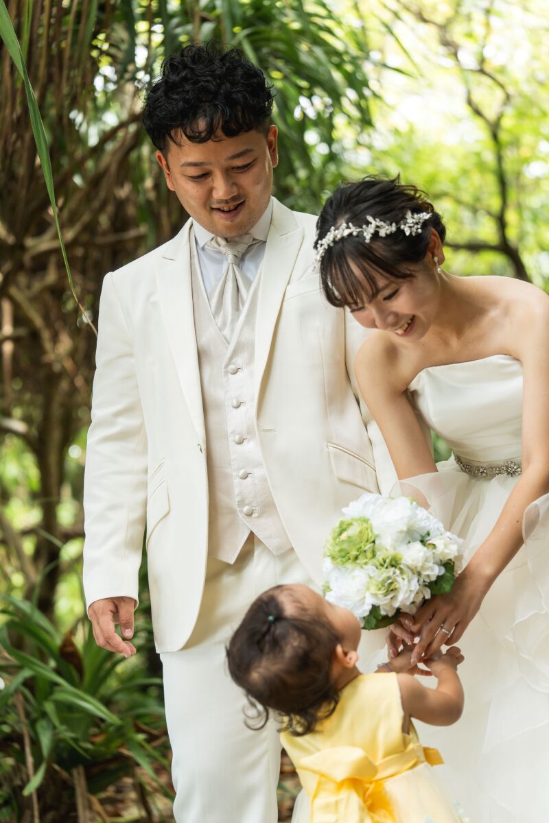 実際のお客様写真でご紹介♡~お子様とのウェディングフォト~