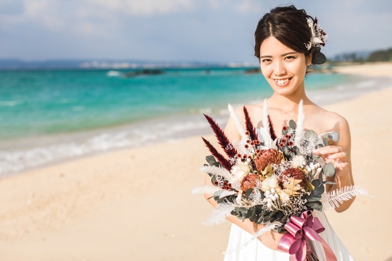 1月・２月の花嫁様におすすめ！ドライフラワーブーケ