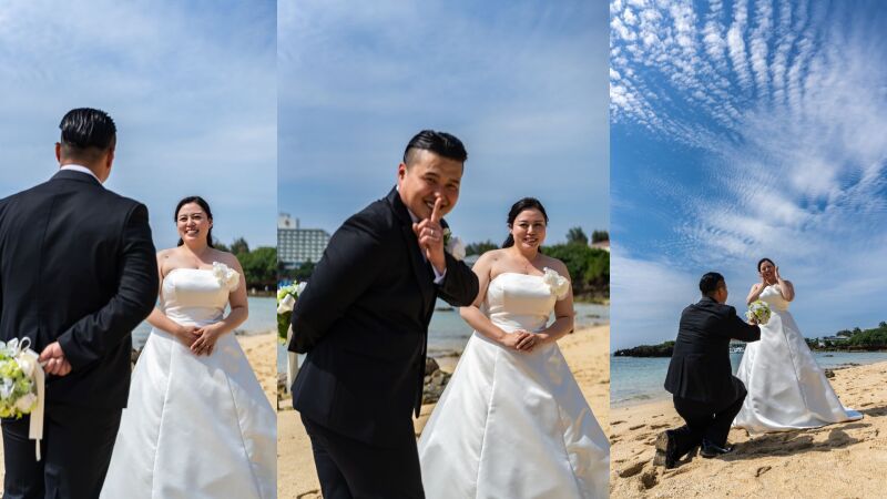 特別な日だから…ブーケで叶える花嫁の幸せショット✿